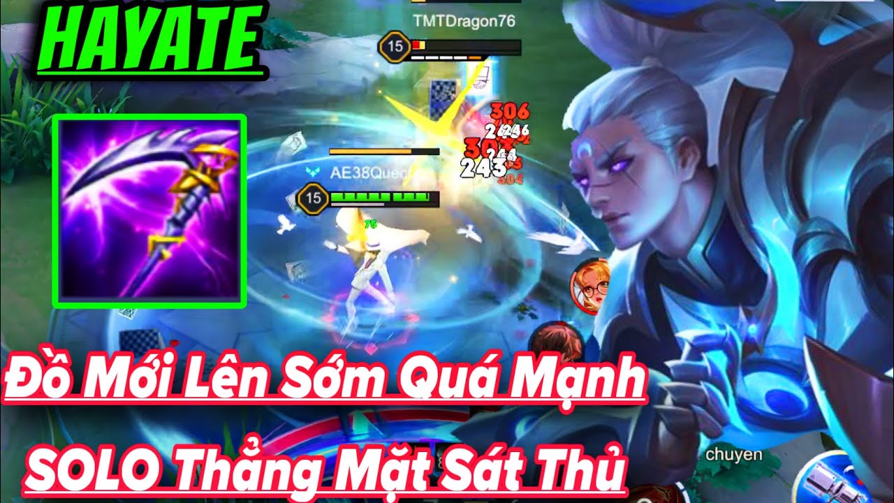 HAYATE Liên Quân || Đồ Mới 100% Quá Mạnh Khi Lên Sớm Món Đồ Này SOLO Thẳng Mặt Sát Thủ