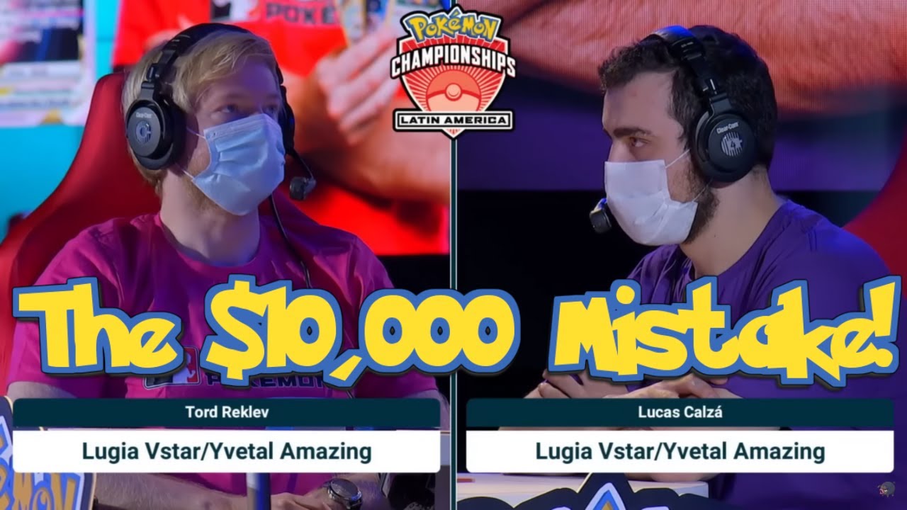 The $10,000 Mistake! - Pokemon TCG LAIC Finals 2022 Tord Reklev vs Lucas Calza VOD Review