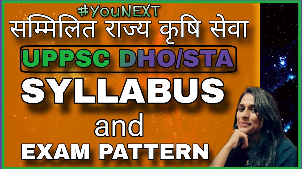 UPPSC DHO/STA/SDAEO 2023 Syllabus and Exam Pattern
