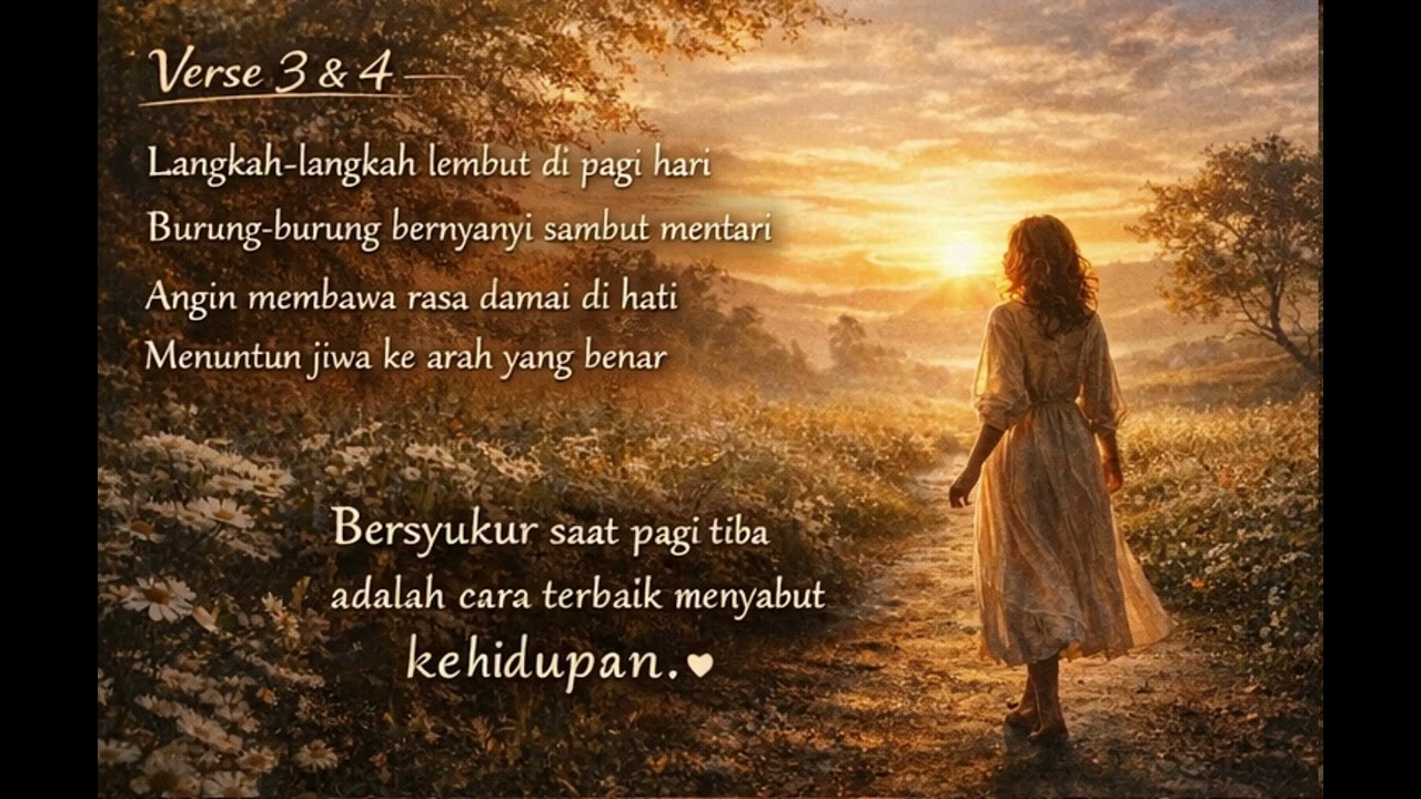 🎼 Senandung Pagi 2A — Bangunlah, dunia tak menunggumu ☀️🔥