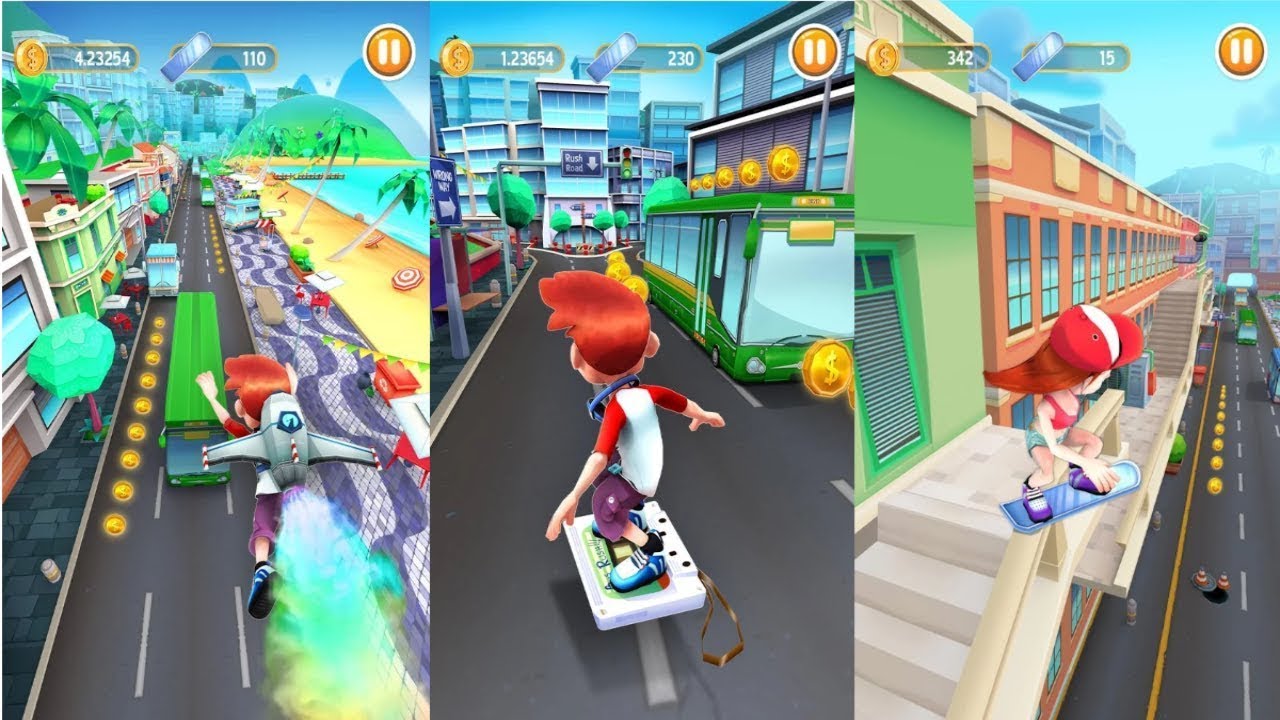 Bus Rush 2 | Android Runner Gameplay Walkthrough