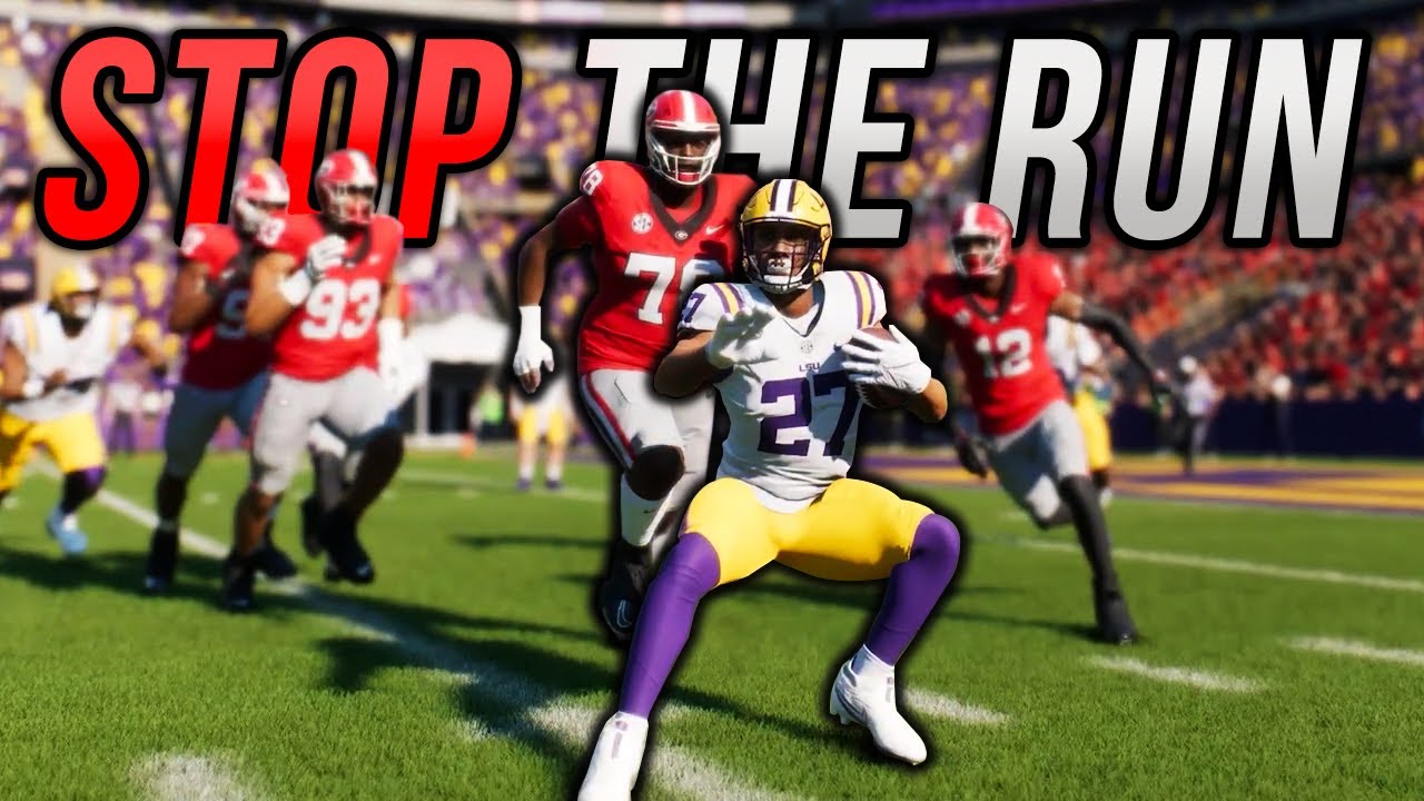 Effective Ways To Stop the Run in College Football 25