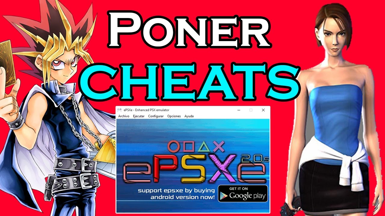 Como Poner CHEATS en ePSXE (Sin descargar nada)