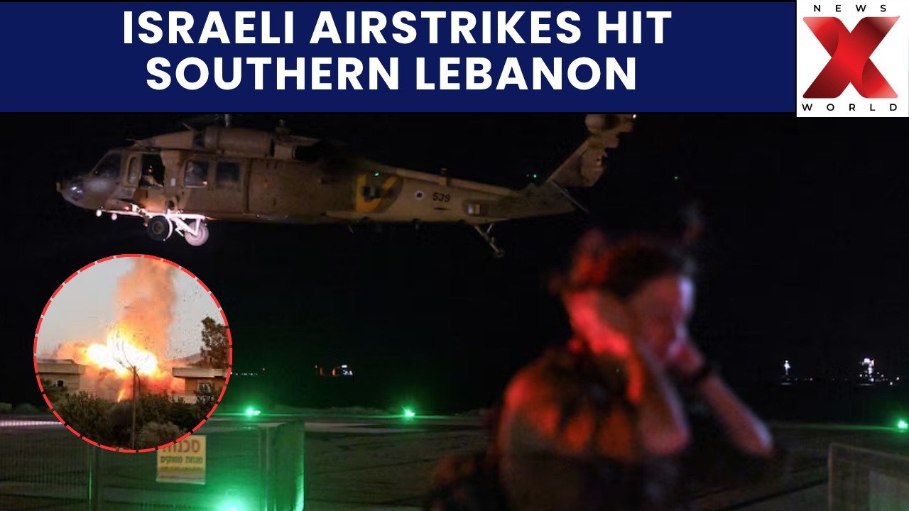 Hezbollah drone attack: Israeli airstrikes kill three people in southern Lebanon| NewsX World