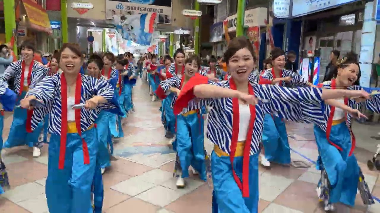 【4K】 YOSAKOIさせぼ祭り1kmパレード①