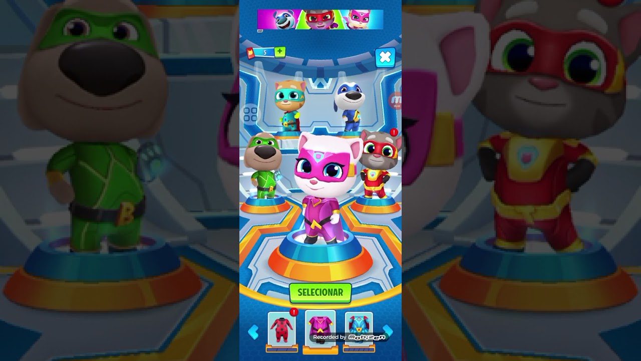 18 jogos da Outfit7 (próximo jogo: Talking Tom Hero Dash)