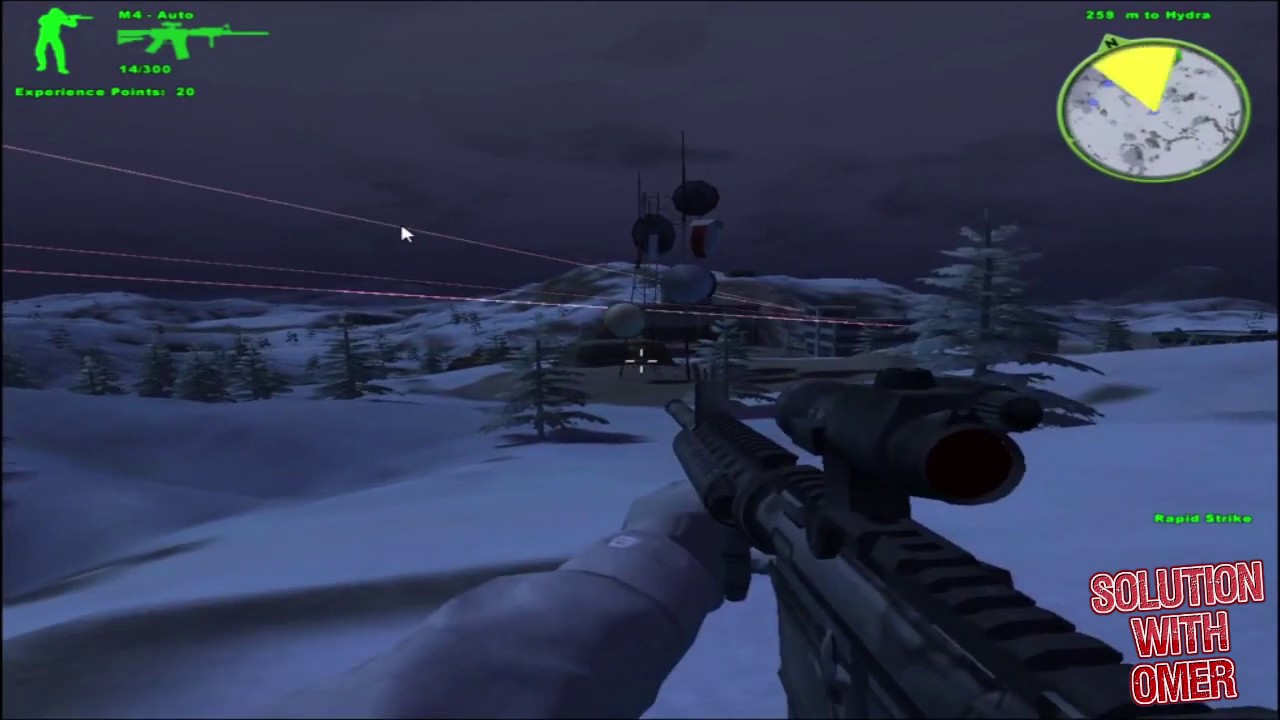 Delta Force Xtreme Novaya Zemlya Mission 3 Rapid Strike Gameplay Walkthrough