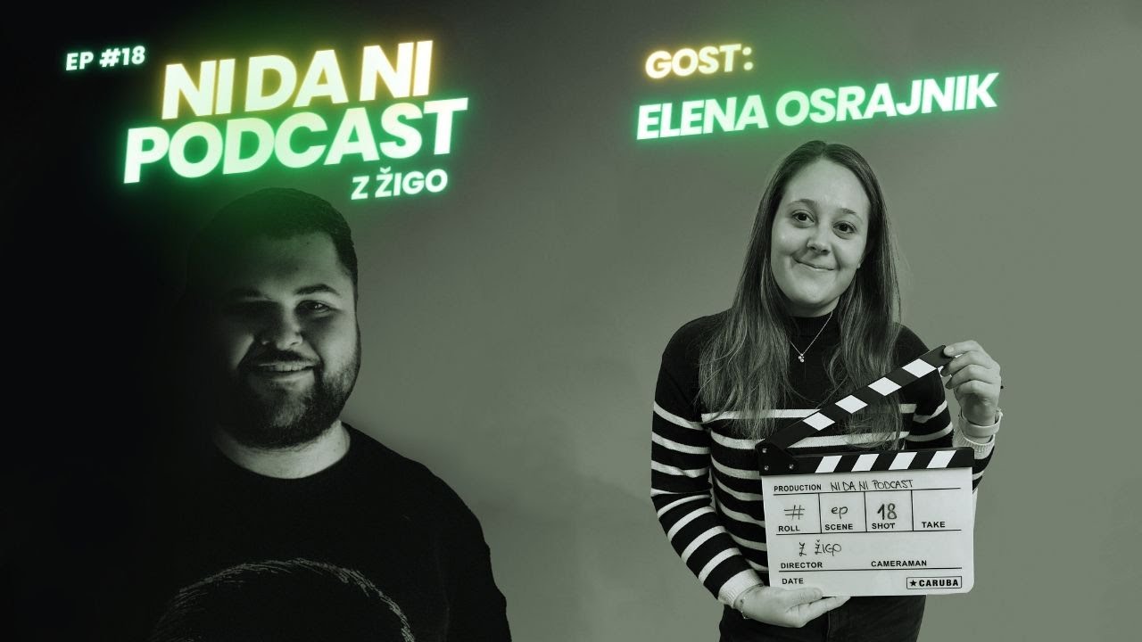 EP #19 Podcast NI DA NI - GRAFIČNO OBLIKOVANJE IN RAZVOJ SPLETNIH STRANI | Gost: Elena Osrajnik