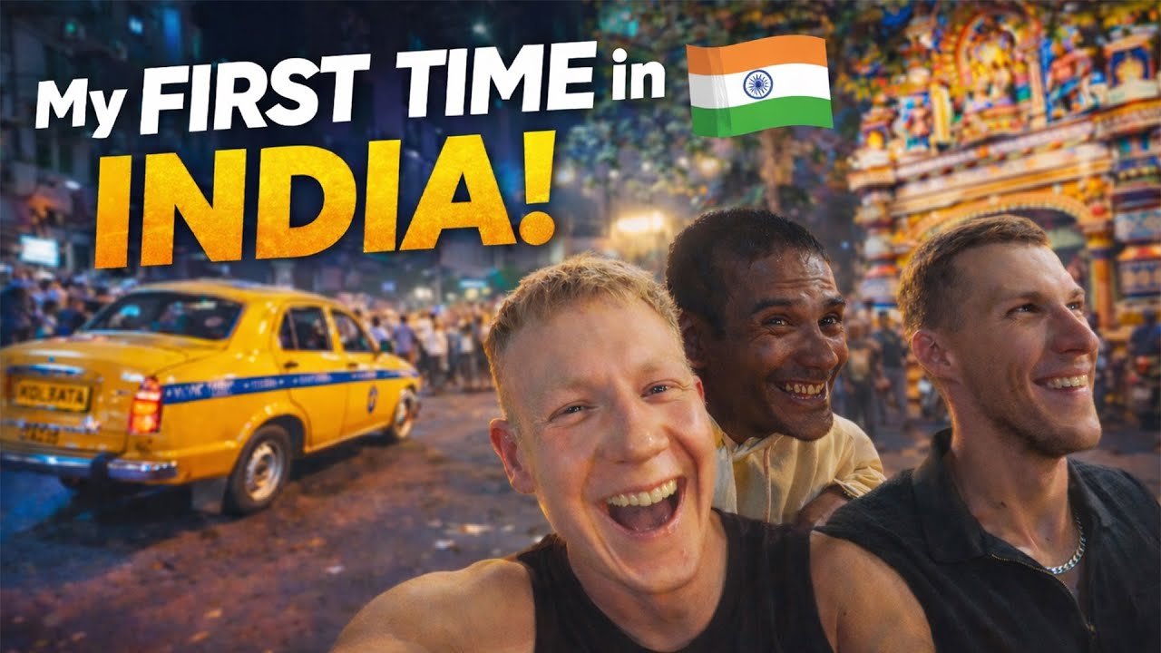My First Time in India 🇮🇳 | 24+ Hours of Travel & an Unforgettable First Night in Kolkata!