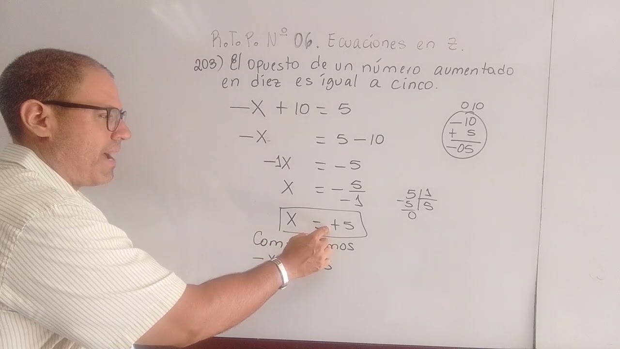 Ecuaciones en Z. 