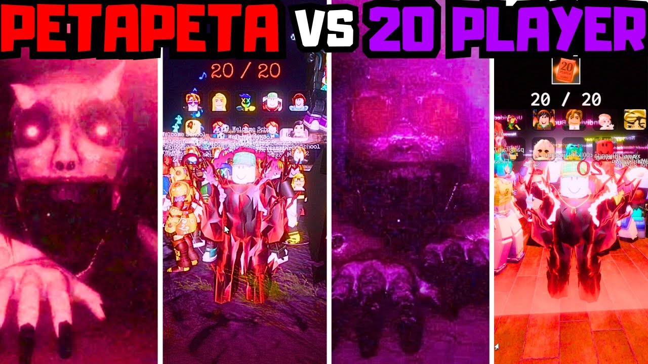 ALL PETAPETA vs 20 PLAYER Full Game || ROBLOX