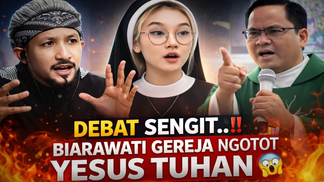 BIKIN PANIK🔥BIARAWATI GEREJA NGOTOT YESUS TUHAN‼️
