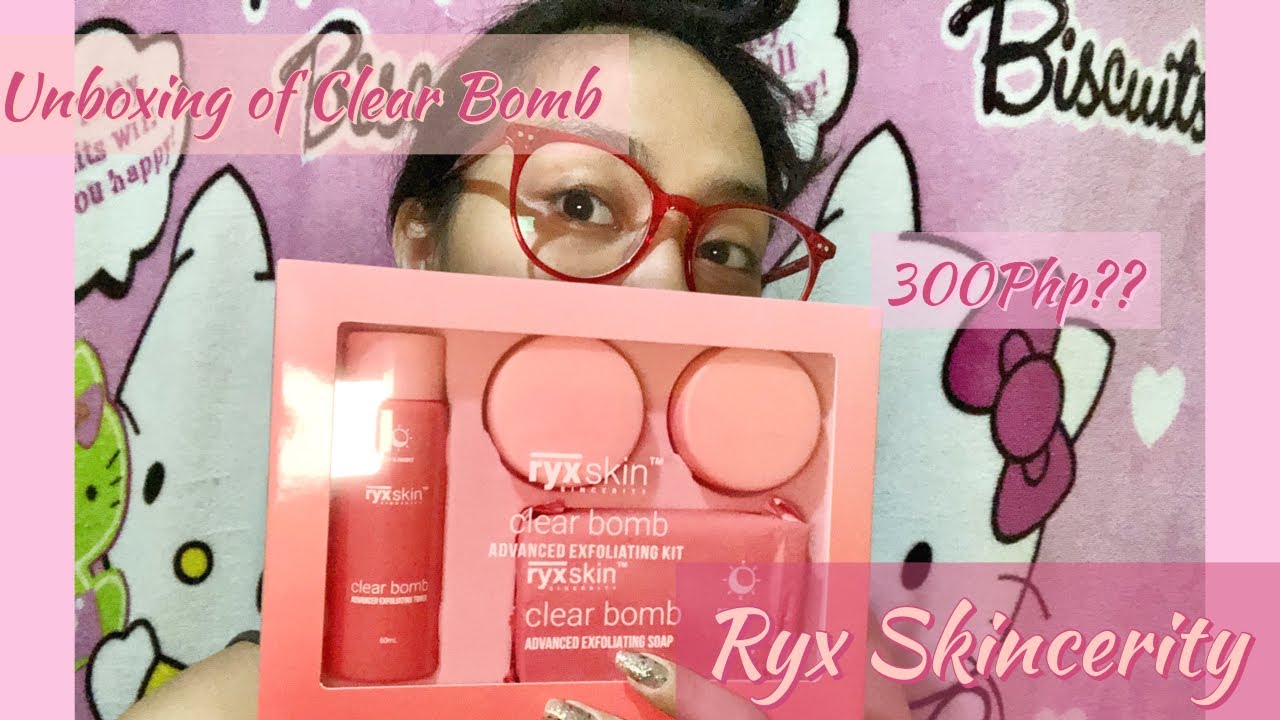 Unboxing of Clear Bomb + Precautions & How to use #clearbomb #ryxskin