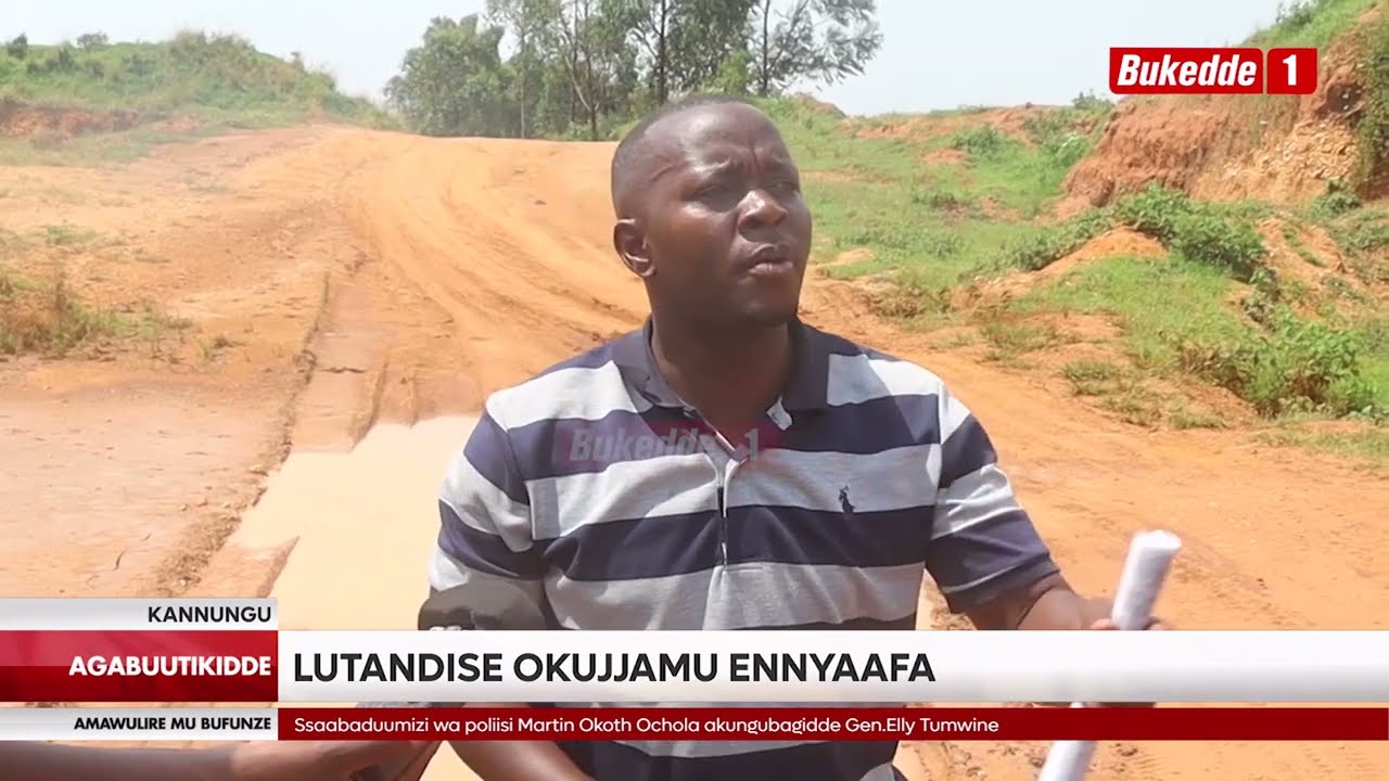 Agabuutikidde:  Oluguudo lwa Kihihi-Kanungu lweeralaliikiriza, lutandise ojjamu ennyaafa