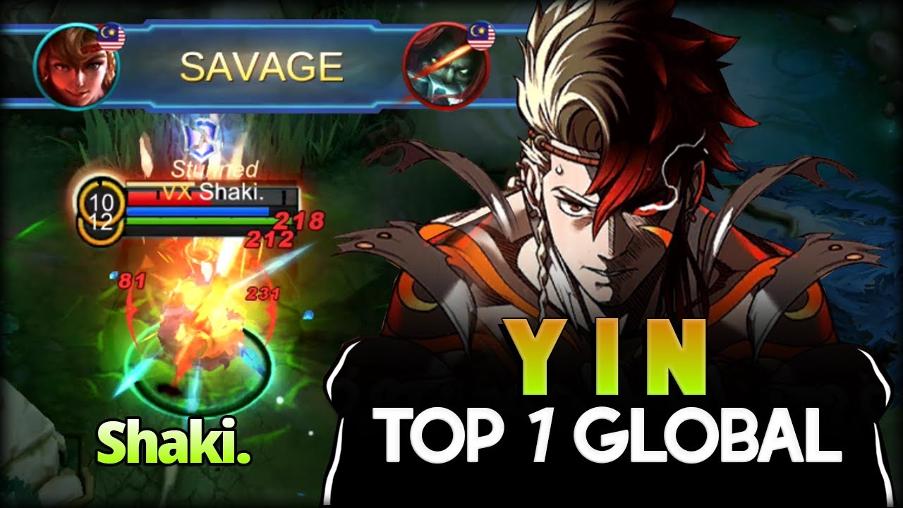 SAVAGE!! Forgotten Poweful Fighter! Shaki. Top 1 Global Yin - Mobile Legends: Bang Bang