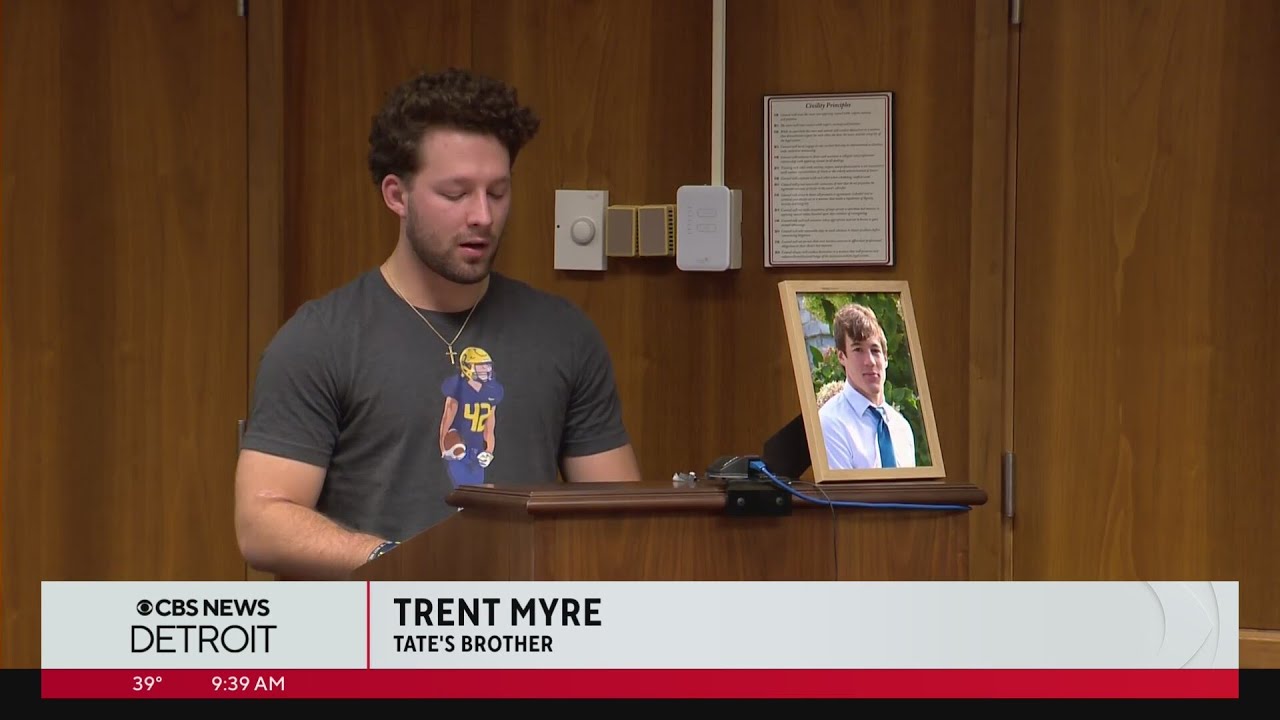 Family of Oxford High School shooting victim Tate Myre delivers impact statements