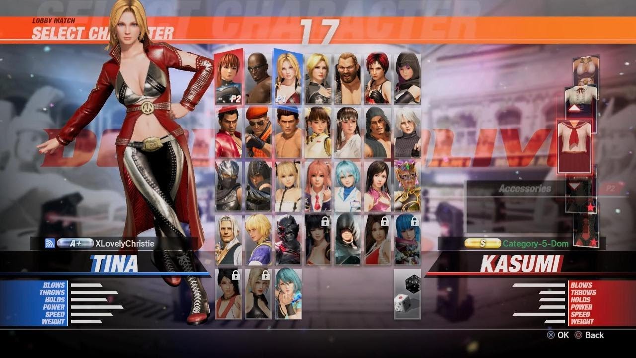 DEAD OR ALIVE 6 Kasumi 🆚 Tina