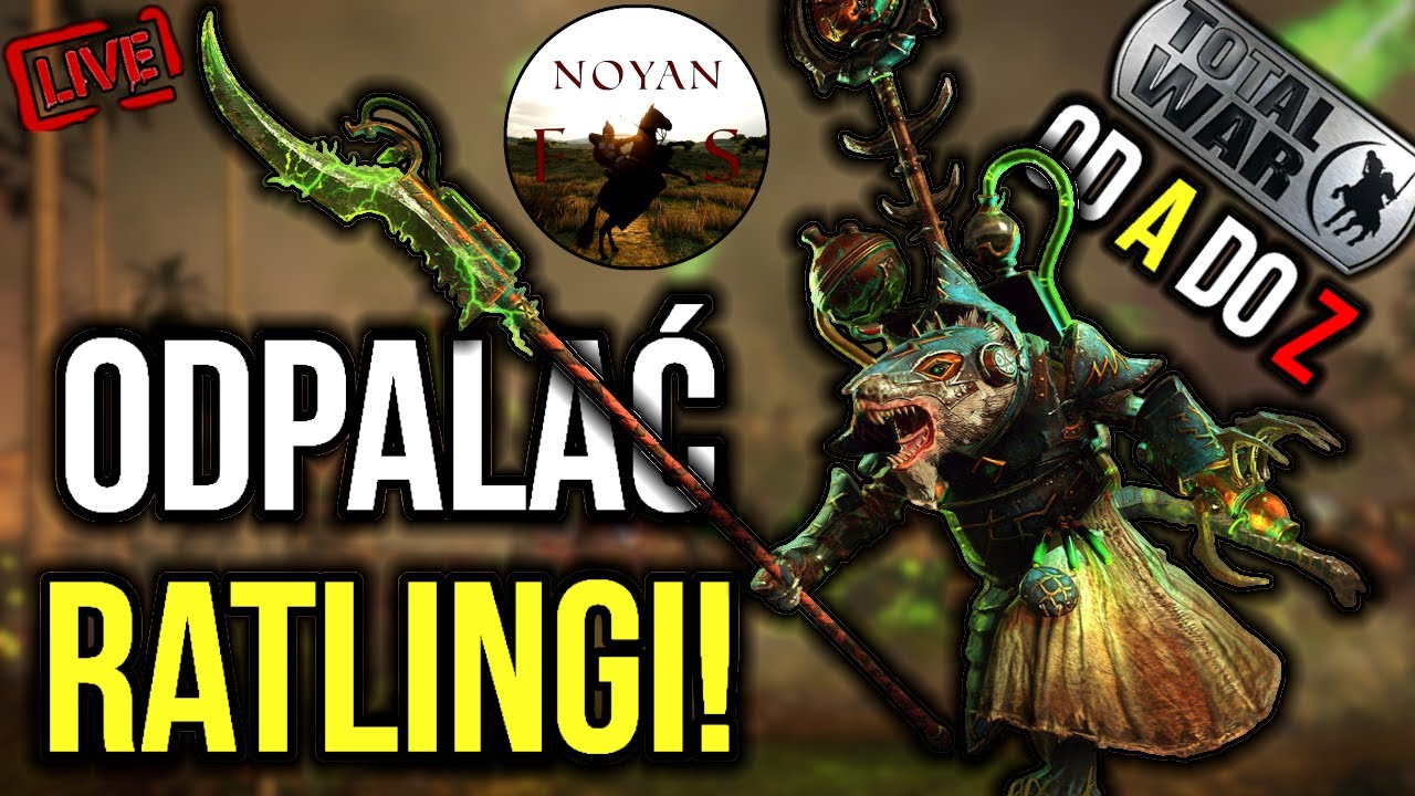 WYTOCZYĆ RATLING GUNY! *IKIT CLAV* | Total War: Warhammer 3 | Total War od A do Z | Stream🔴