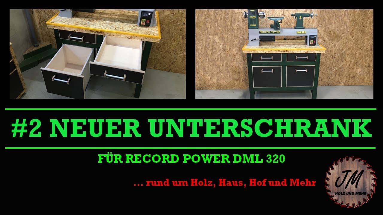 #2 Drechselbank Untergestell bauen - TEIL 2