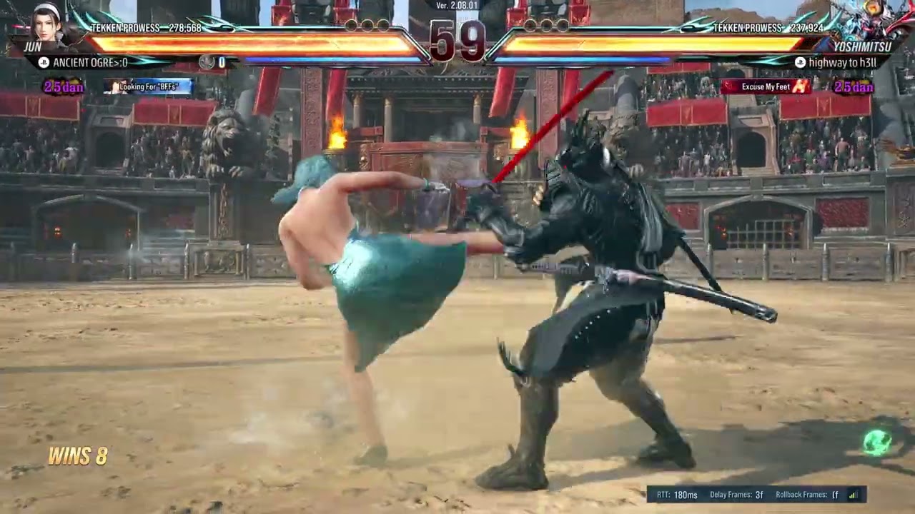 Jun vs YOSHIMITSU