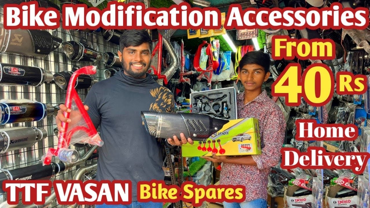 Cheapest Trending Bike Accessories Market | From 40 Rs| All New BIke Modification Spares|Jain Motors