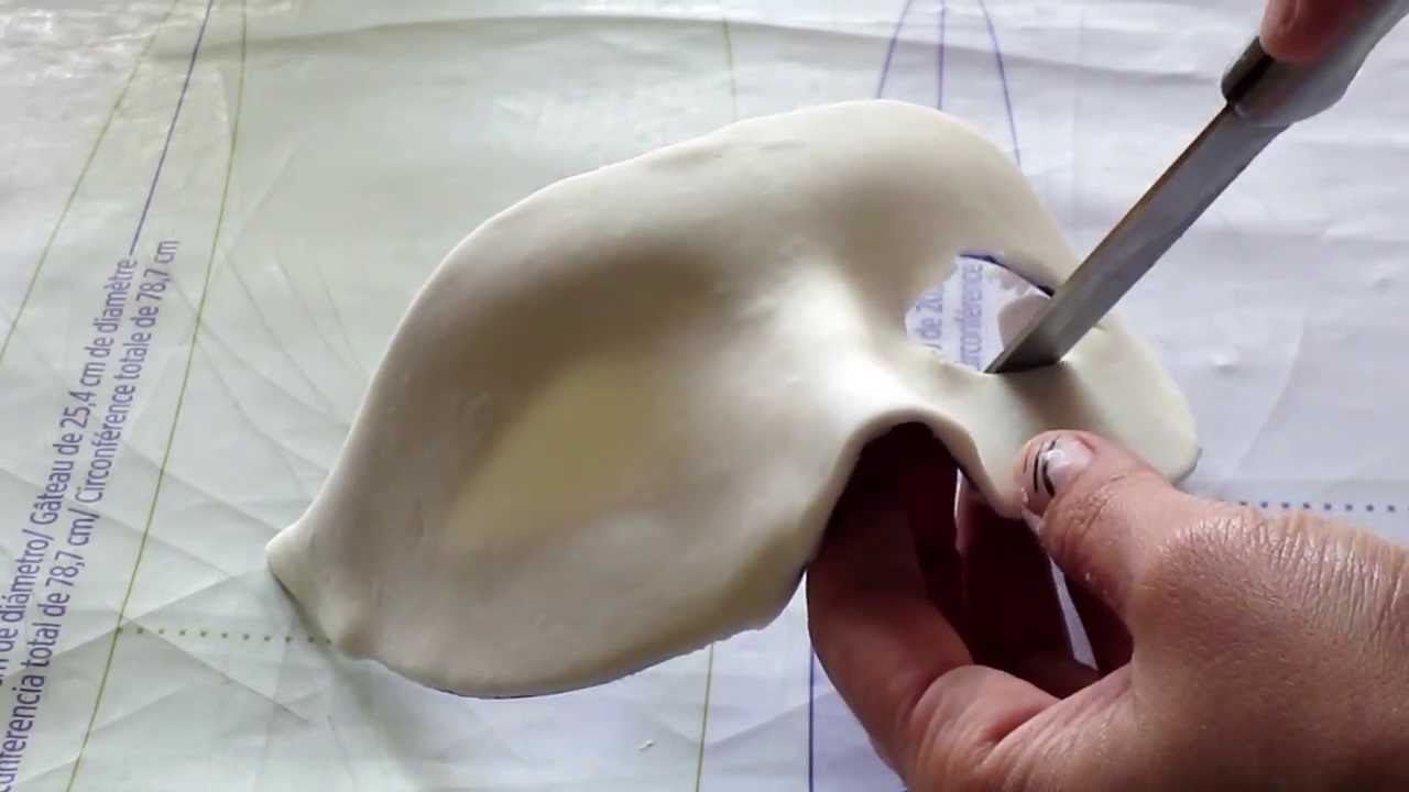 How to Make a Masquerade Mask Fondant Cake Topper