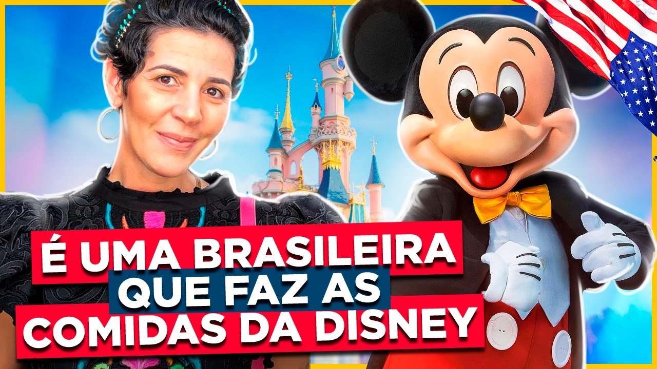 &Eacute; UMA BRASILEIRA QUE FAZ AS COMIDAS DA DISNEY
