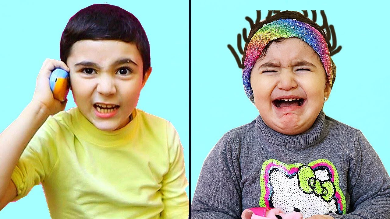 Celina want to play Toys with Hasouna - سيلينا تريد الالعاب من حسونة