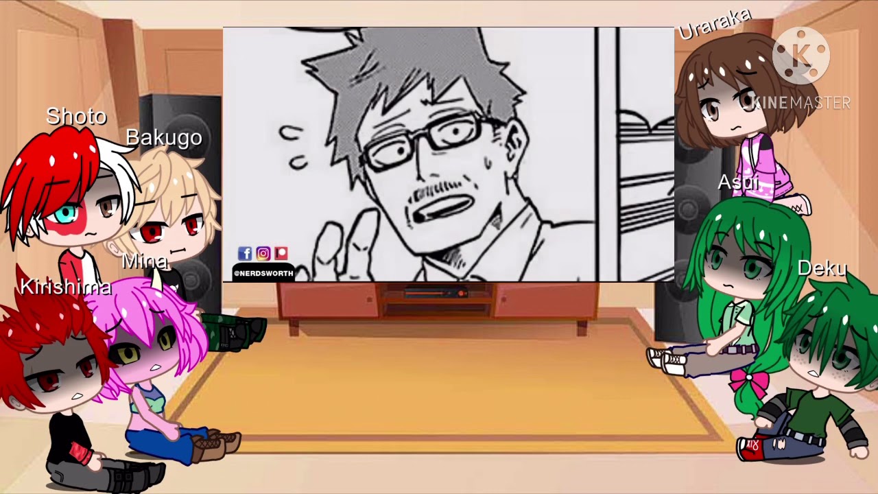 Bnha react to bakugo’s psychology video