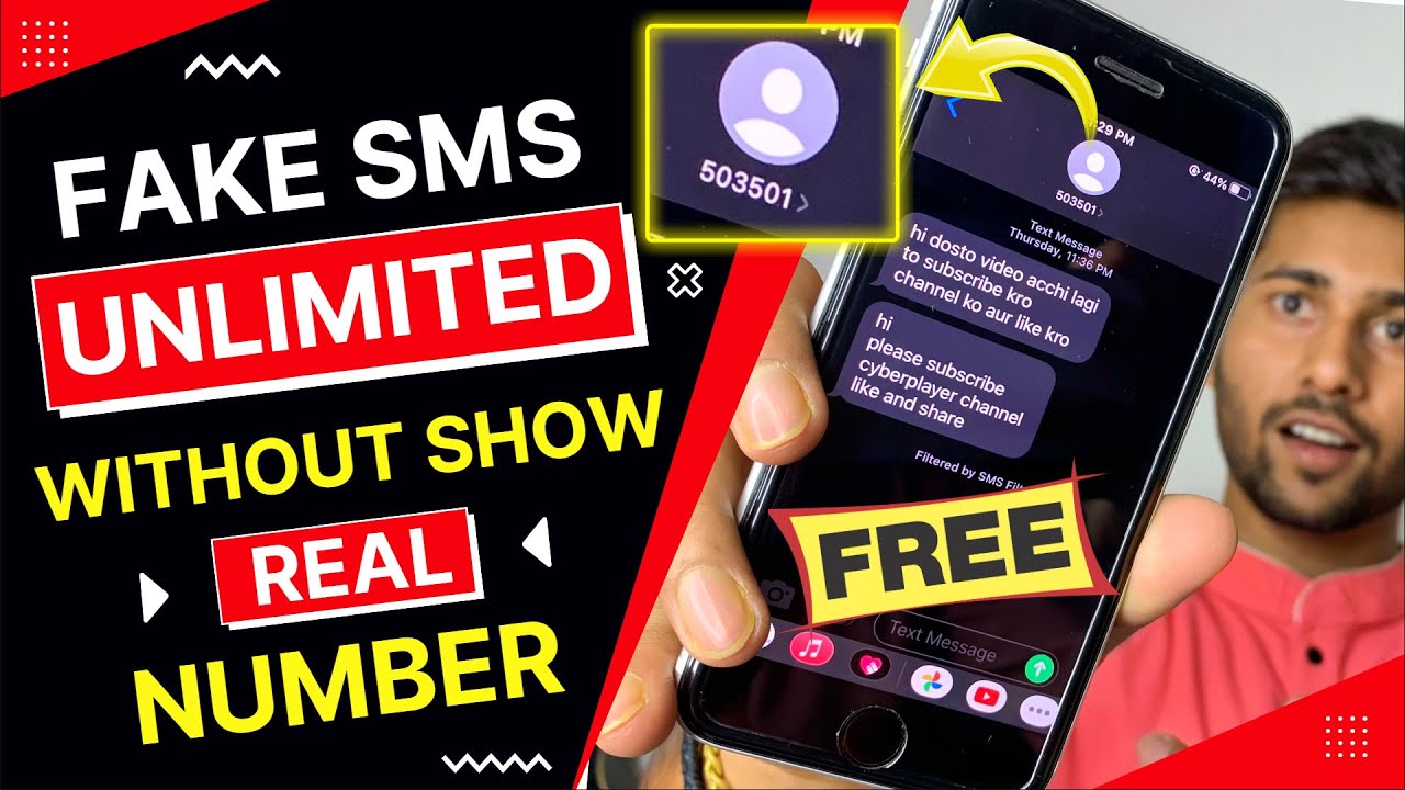 Free fake unlimited sms | fake sms send to any number |sms without showing mobile number|cyberplayer