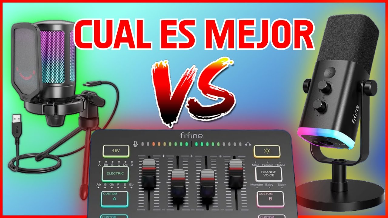 FIFINE A6V VS AM8 + MEZCLADORA SC3 | LO MAS CARO NO SIEMPRE ES MEJOR | REVIEW DEFINITIVA