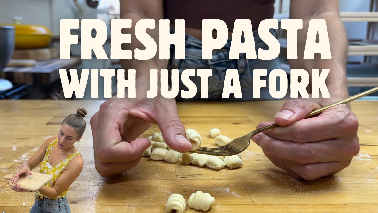 How to Make Pasta WITHOUT TOOLS