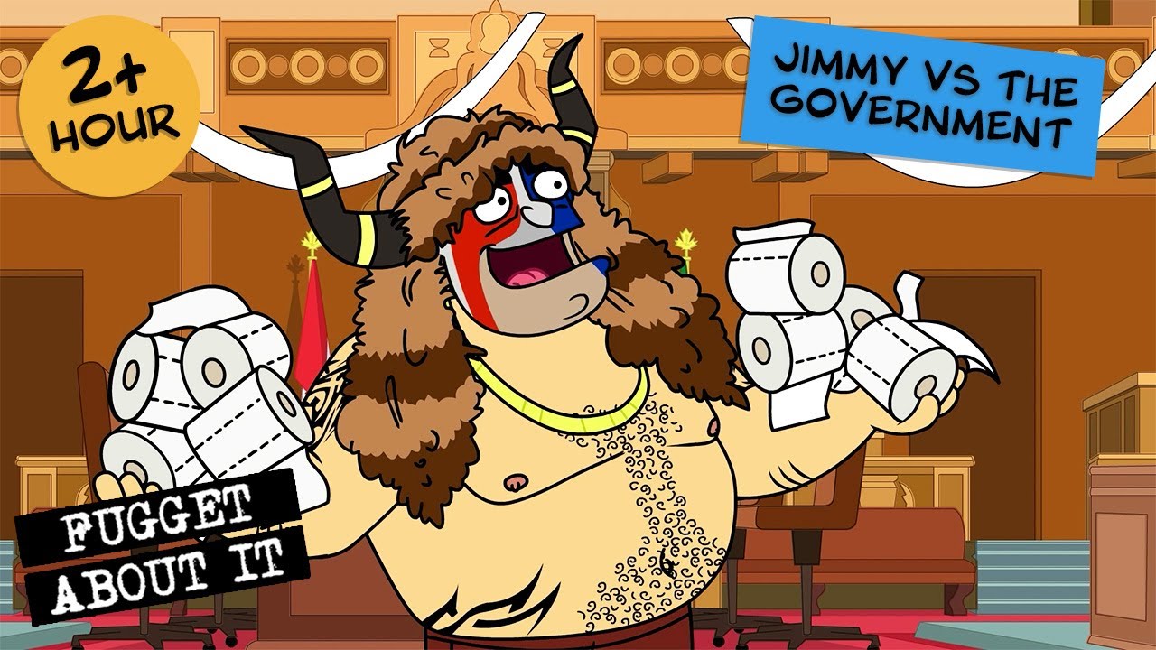 Jimmy & Cheech vs the Government | Fugget About It | Adult Cartoon | Full Episodes | TV Show