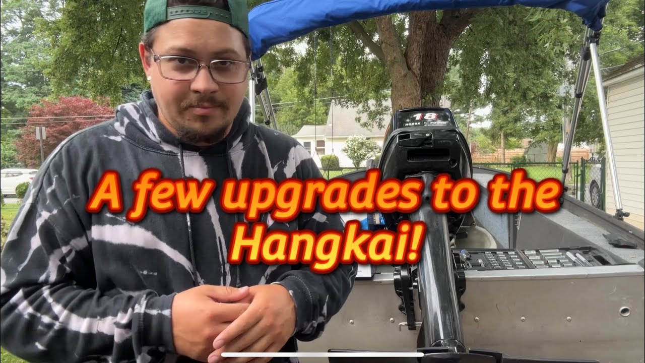 Установили новый винт и новые свечи зажигания в двигатель Hangkai 18 л.с.!