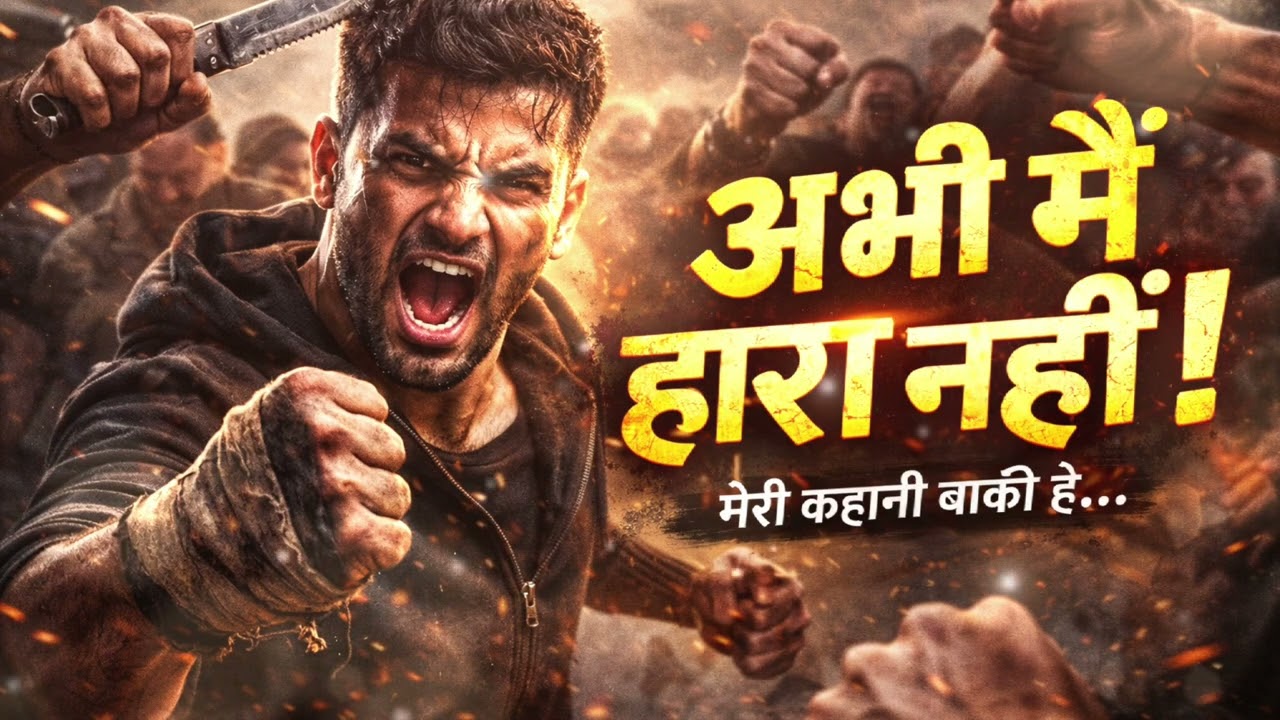 अभी मैं हारा नहीं हूं 💪| Powerful Motivational Song | Success Motivation | Gym Motivation | 