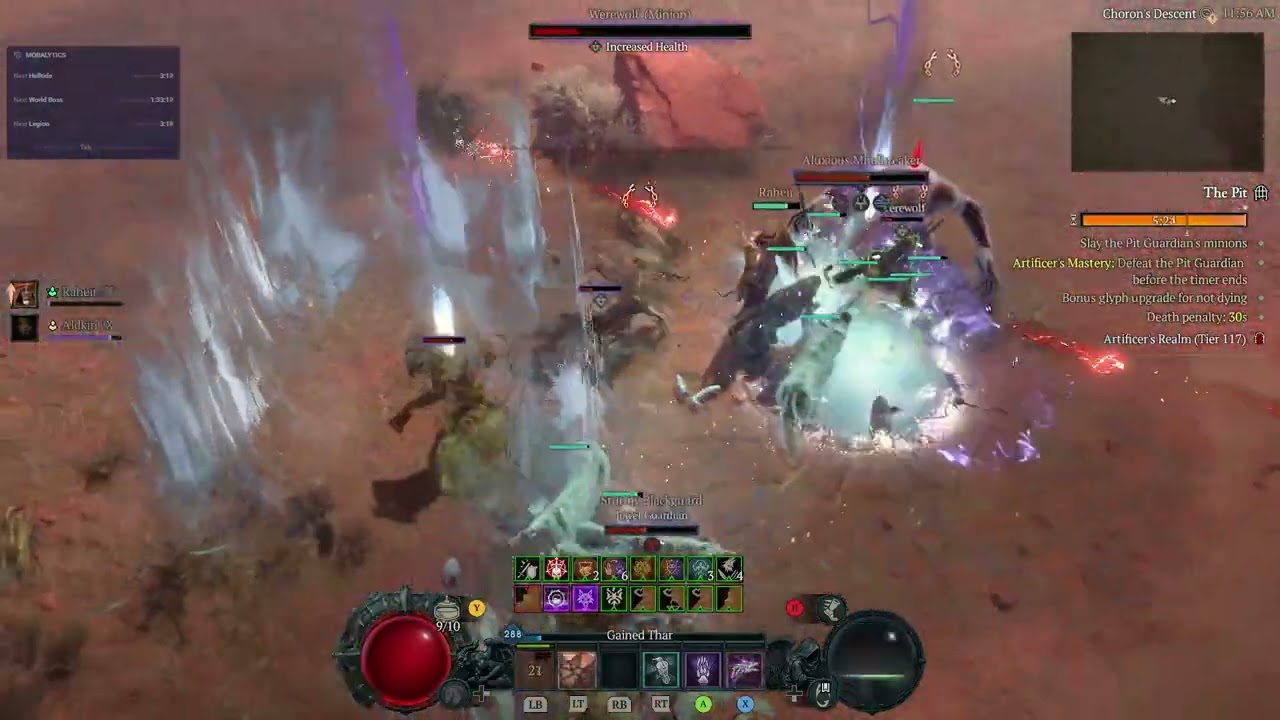 Diablo IV S9 Companion Druid Pit t117