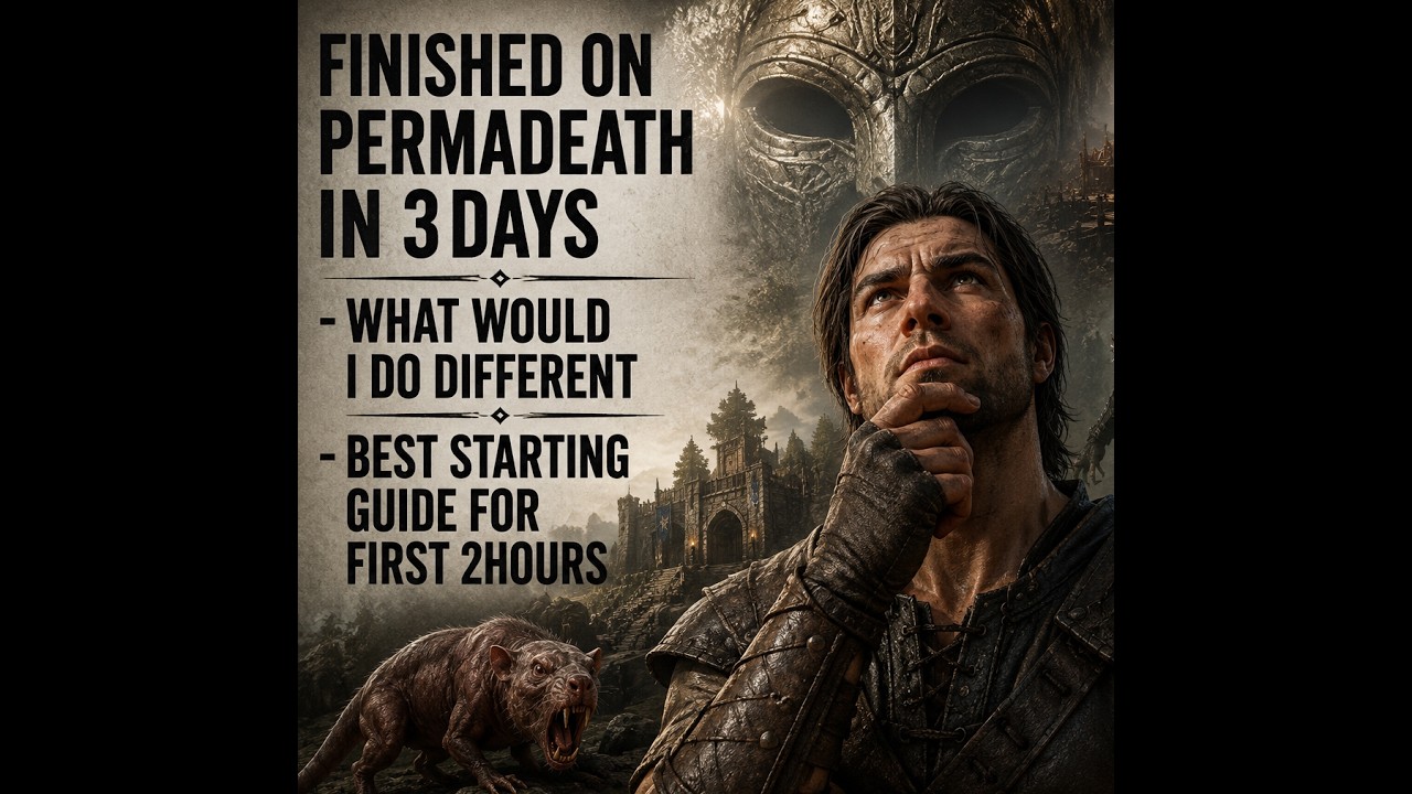 Gothic Remake - Hardcore Permadeath - Best starting Guide for first 2hours