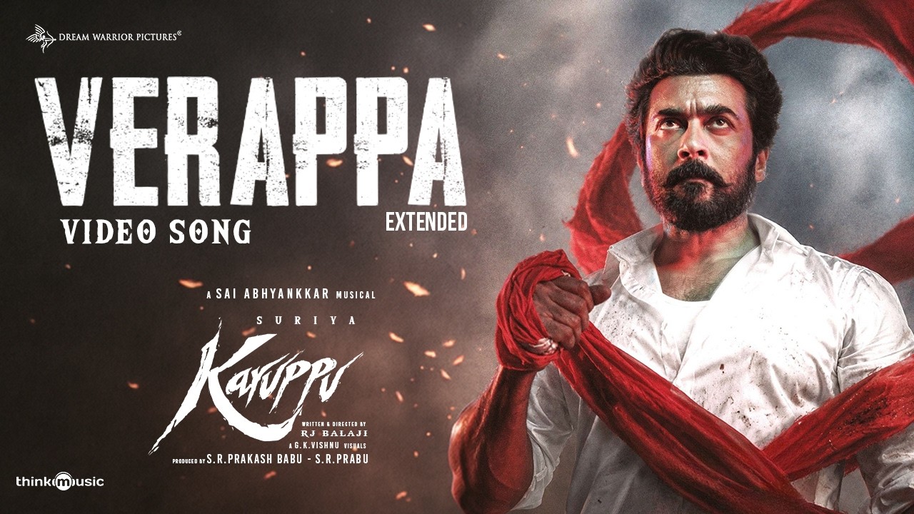 Verappa Extended - Video Song | Suriya's Karuppu | RJ Balaji |@SaiAbhyankkar| Dream Warrior Pictures