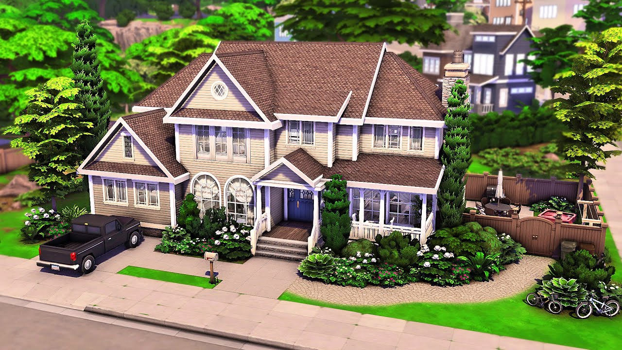 Семейный дом в Сан-Секвойе | The Sims 4: Растём вместе: Скоростное строительство