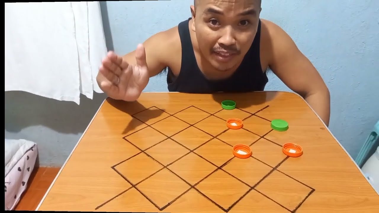 171. Dama Endgame Tutorial 3 vs 2 step by step 6 moves to win😊😍👍