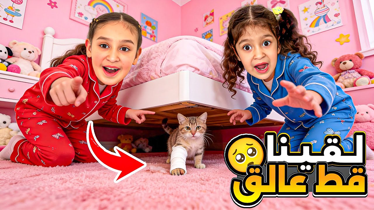 لقينا قطة🐈محبوسه داخل لبيت🏠حاولنا نساعدها ونطلعها🤕جربنا كل الطرق🤷🏻‍♀️وبلآخير شوفوا ايش صار معنا😭
