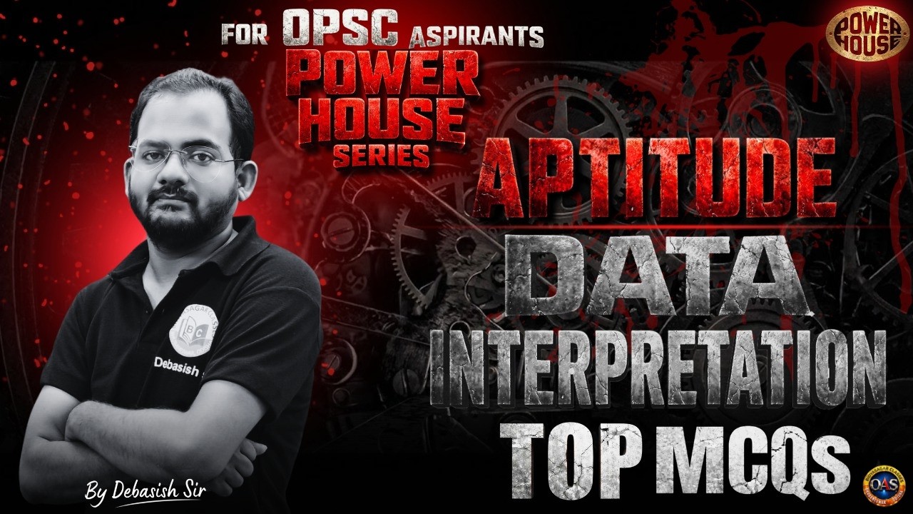 OPSC 2026 Aptitude Data Interpretation MCQs || Power House Series || Most Expected Questions #opsc