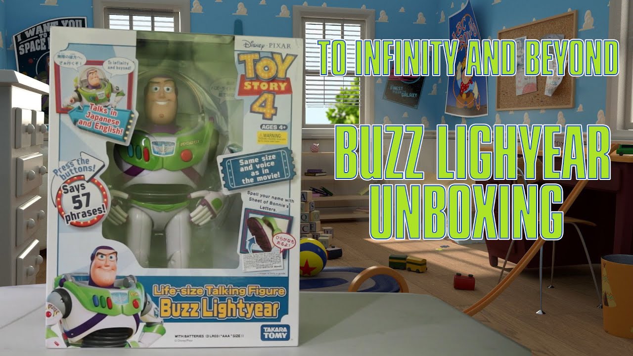 Toy Story 4: Buzz Lightyear - Life-size Talking Figure | #ToyStorySerye Part 2