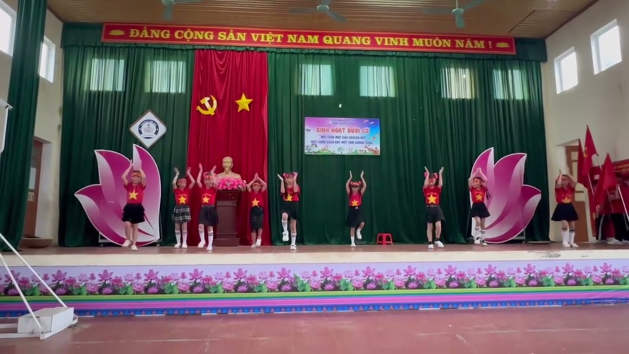 Nhảy Viết tiếp câu chuyện hòa bình - Lớp 3B trường Tiểu học Cổ Đạm