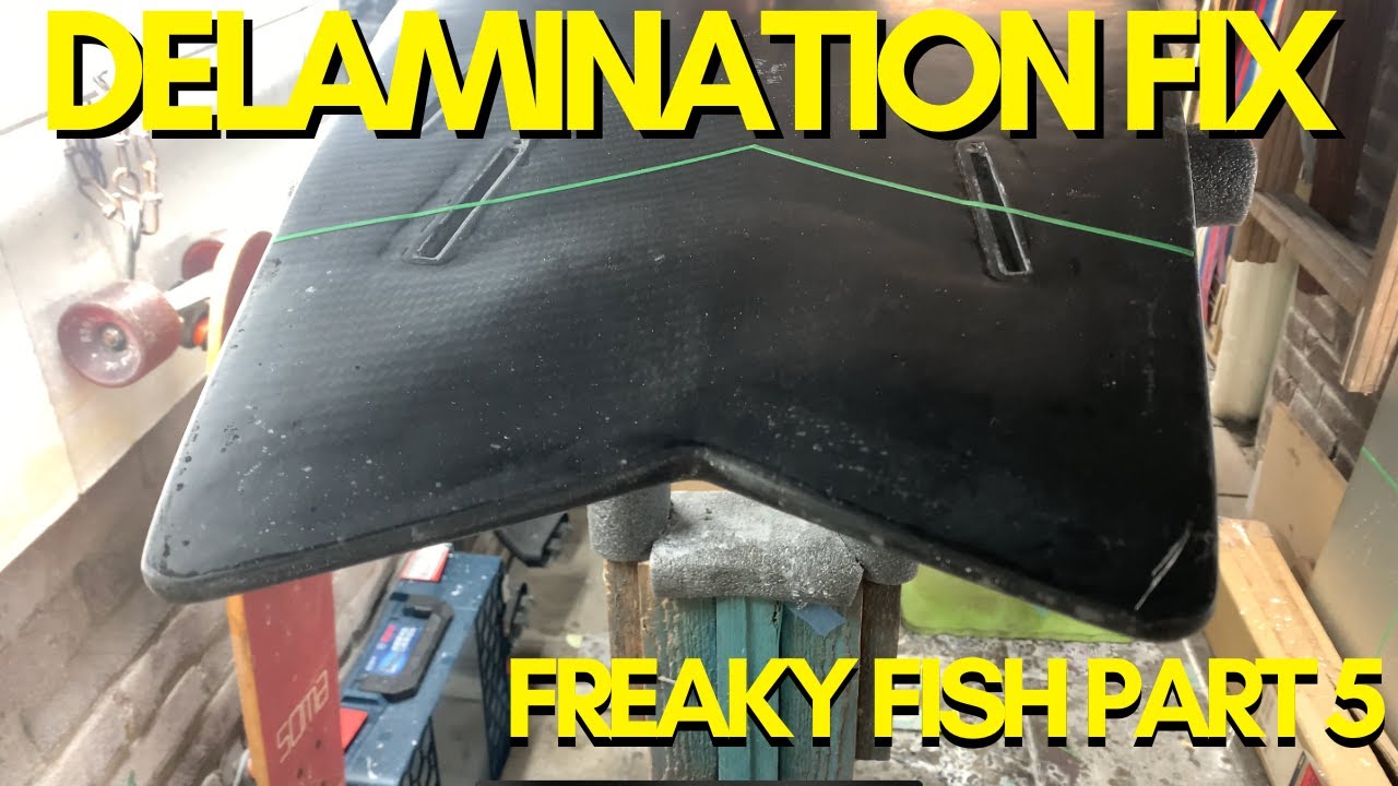 How to fix a delaminated board + reveal to new owner | Freaky Fish part 5