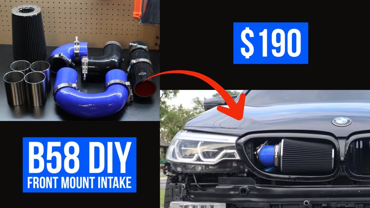 BMW B58 FRONT MOUNT INTAKE (DIY)