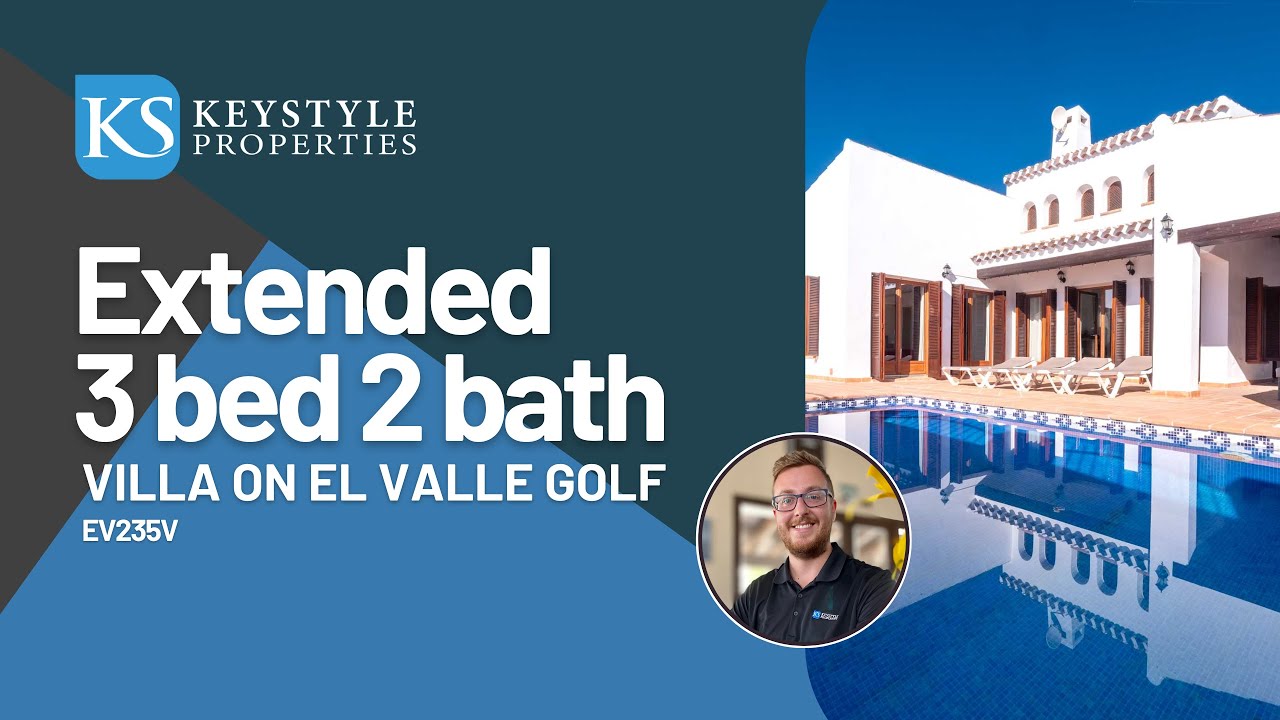 Extended South Facing 3 bed 2 bath Alcor Villa on El Valle Golf Resort