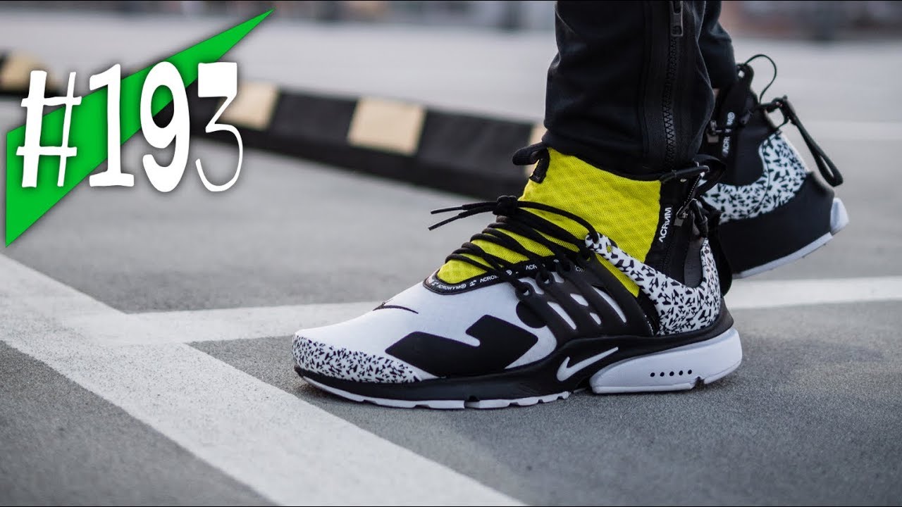 #193 - ACRONYM x NIKE AIR PRESTO MID UTILITY (dynamic yellow) - Review/on feet - sneakerkult