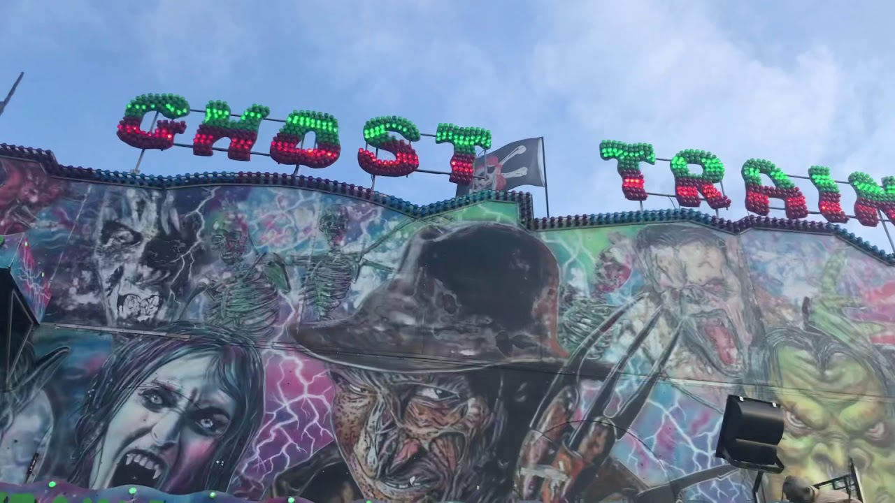 SCARY GHOST TRAIN POV | great Dorset steam fair 2019