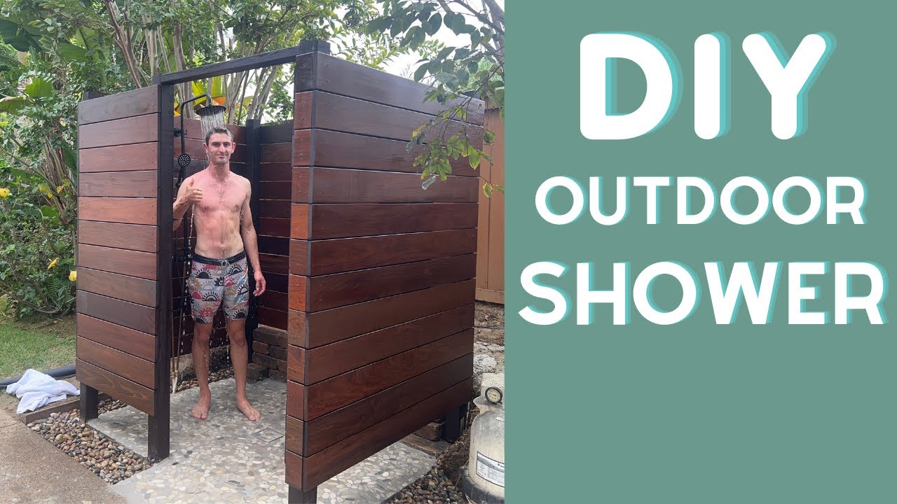 DIY Outdoor Shower - How to build it!